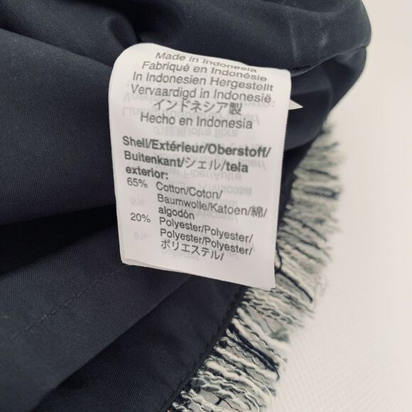 J Crew Dress Women 4 Navy Blue Metallic Tweed Sheath Fringe Career Preppy Office - Picture 12 of 12